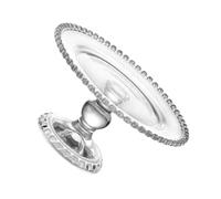Générique Assiette à Fruits Plateau de Collation en Verre Cristal 1 Pièce Surface Texturée pour Fruits Desserts Bonbons Gâteaux Apéritifs pour Thé de l'Après-Midi et Usage Quotidien