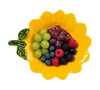Générique Assiette à Légumes Vaisselle en Céramique Décorative Éclatante | Assiette pour légumes pour Snacks Salade Desserts Petit-Déjeuner Fête de Crémaillère Anniversaire Réunion