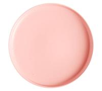 Générique Assiette à Steak en Céramique Rose Mat 20 CM Plat Rond Micro-Ondes Compatible Assiette de Service pour Repas Occidentaux et Occasions Festives