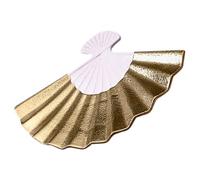 Générique Assiette à Sushi En Céramique Électroplated D'éventail 32x21,5 Cm Pour Sushis Sashimi Et Salades Pour Restaurants Et Dîners à