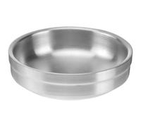 Générique Assiette D'assaisonnement en Acier Inoxydable Argenté, Facile à Nettoyer et Pratique, pour Desserts et Amuse-bouches la Maison Boutique Alimentaire