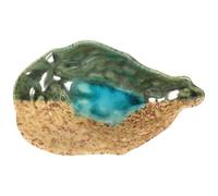 Générique Assiette en Céramique Forme Coquillage pour Restaurant, Plateau de Service à Dessert Finition Soignée, pour Dîner ou Café