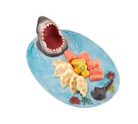 Générique Assiette Sushi Requin | Assiettes en Céramique Requin Amusantes,Plateaux de Service pour Réception | pour Fruits Salade Gâteau Fêtes Décorations Buffet Petit Déjeuner Quotidien