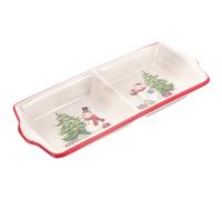 Générique Assiettes de Service en Céramique Élégantes et Pratiques, Forme Simple et Délicate, Faciles à Transporter pour Restaurant ou Usage Domestique