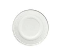 Générique Assiettes en carton blanc, plusieurs diamètres au paquet de 100 (18 cm)