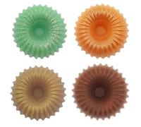 Générique Assortiment de 4 Couronnes de Cire fondante parfumée pour brûle-Parfum - Magie de Noël - Durée brulage 8 Heures Environ par Fondant - Cire de Soja - Parfum de Grasse