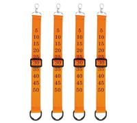 Générique Attache Chaîne Arbitre Football | 4 Pièces pour Marquage Sports De Ballon,Clip Chaîne Nylon Football - pour Écoles, Universités, Tournois, Entraînement et Événements