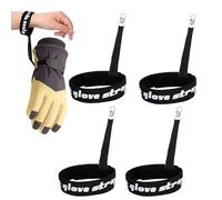 Générique Attache De Poignet pour Gants | Anti-Perte 4 Pièces,Sangle Porte-Gants de Ski - pour Snowboard, Trajets, Marche, Hommes, Femmes, Adolescents, Adultes, Skieurs Et Enthusiastes De l'hiver