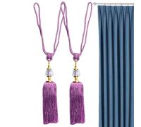 Générique Attaches de Rideaux pour Rideaux, embrasses de en Corde | Attaches drapées à Pompons Longs en | Gland décoratif de fenêtre, retenues de décoratifs pour d'extérieur