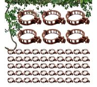 Générique Attaches de Support pour,100 Pièces Attaches Multi-Fonctions - Clip de Fixation pour Grimpantes Extérieur - pour Tomates Poivrons Concombres Fraises Vignes Légumes Balcon et