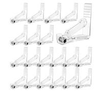 Générique Attaches Nappes - 20 Pièces Pinces pour Nappe | Fixations Anti-Vent pour Restaurant Dîner Famille Mariage Anniversaire Noël | Utilisation Intérieure