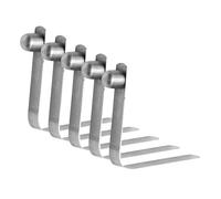 Générique Attaches pour mât | 5 pièces de Tige de positionnement en V,pour Camping, Kayak, Canoë, Bâche, Bateau, Voile d'Ombrage,pour Tente de Camping, Auvent de Bateau, Tube de Bâche de Plein Air