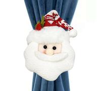 Générique Attaches pour Rideaux Accessoires d'attache pour Noël | Supports Décoratifs Pour Rideaux pour la Cuisine le Salon la Chambre la Salle de Bain l'Entrée le Lieu de Travail