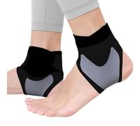 Générique Attelle Tendon d'Achille - Attelle de Cheville de Compression,Bandage Élastique Ajustable sans Orteils pour Talon Rééducation Blessure Pied Adulte Activités Sportives