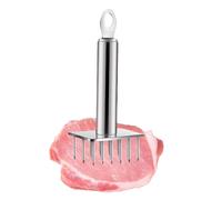 Générique Attendrisseur de steak en acier inoxydable - Coupe-viande portable et fouet | Ustensile lourd pour viandes et volailles, steaks et marinades