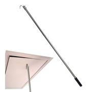 Générique Attic Door Pull - Stainless Steel, Pulling Hook, Attic Pull Stick | Multi-functional Garage Door Hook, Easy Install, Total Length 40 Inches For Home, Office, Business