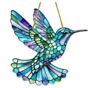 Générique Attrape-soleil colibri pour fenêtres à suspendre, mignons attrape-soleil en acrylique pour intérieur, décoration de Noël pour les amoureux des oiseaux (D, C)
