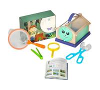 Générique Attrapeur De | Jouet D'Exploration en Plein Air,Kit de Capture de d'Été avec Filet de Collecte, Pince et Loupe | pour Jardins, Parcs et