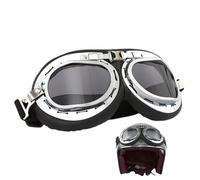 Générique Atv Goggles - Vintage Motorcycle Riding Glasses for Pilot | Motorcycle Goggless Over Glasses with Adjustable Straps, Motocross Goggles for Adults