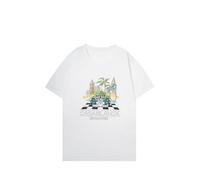 Générique Au Printemps Et en Été, Les Hommes Et Les Femmes Portent Un T-Shirt Confortable Et Respirant avec Un Nouveau Motif À La Mode Et Une Impression en Couleur À Manches Courtes-Color-2||m