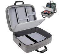 Générique Audio Mixer Bag, DJ Equipment Case, Sound Gear Organizer,15.75x12.99x6.1 inches, Adjustable Compartment Interior, Scratch Protective Shell, Ideal for Podcasts Gigs Studio Travel