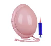 Générique Aufblasbarer Weihnachtsmann Bauch Mit Luftpumpe - Realistischer Schwangerschaftsbauch Aus PVC | Künstlicher Babybauch Für Kostüme | Zubehör Für Halloween & Party | Unisex