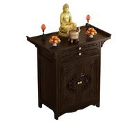 Générique Autel Bouddhiste - Table de méditation Chinoise avec Rangement, sanctuaire Personnel pour prières et offrandes, 66 x 40 x 100 cm - Niche élégante pour la Pratique spirituelle à Domicile