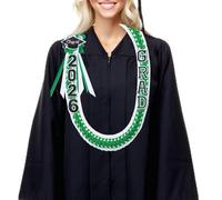 Générique Authentic Graduation Lei, Woven Collectible Necklace, Class of 2026 Ribbon Grad Lei, Lightweight Sturdy Handmade, for Boys Girls Teens Bachelor University Party Ceremony Photography Use