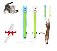 Générique Auto Motion Flying Rope Cat Toy - from Lazy to Crazy, Wall Mounted Electric Cat Toys Interactive, Rope Cat Toy for Indoor Cats, Hands-Free Exercise and Boredom Relief (A+B)