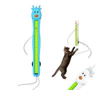 Générique Auto Motion Flying Rope Cat Toy, Wall Mounted Electric Interactive Cat Toy, Rechargeable Moving Enrichment Feline Teaser Boredom Relief, Daily Exercise for Indoor Pets and Cats ，Blue