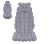 Générique Auto Seat Cover Set - 45x45x63cm Silicone Plush Winter Cushion | Soft Car Seat Accessory | for Travel Business Trip Made of Plush Materials and Gives You Great Lumbar