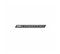 Générique Autocollant de Logo de Voiture de compétition, emblème de Coffre, Compatible avec Thunder Edition M1 M2 M3 M4 M5 M6 M7 M8 M X3 X4 X5 X6 Z4 TTS(M Competition)