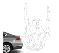 Générique Autocollant de Voiture Squelette,Autocollant de Voiture crâne,Décalcomanie de étanche à la Main Squelette - Autocollants de résistants à la température, Accessoires extérieurs de décor