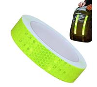 Générique Autocollant Réfléchissant | Bandes à Haute Visibilité | 2.4 cm x 5 m Ruban Réfléchissant Sécurité Remorque | pour Véhicules Vélos Motos Voitures Sacs de Nuit Vêtements