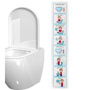 Générique Autocollant Visuel d'apprentissage De La Propreté, Tableau De des Toilettes - Apprenez Aux À Utiliser Les Toilettes pour L'éducation Spécialisée, Tableau De Routine en Classe Qui