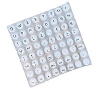 Générique Autocollants Clavier pour Ongles Longs,Lettres en pour Clavier - Accessoire D'Écriture Protection pour Ordinateur Portable Maison Bureau Usages