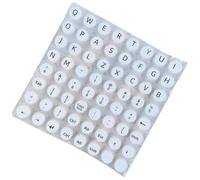 Générique Autocollants Claviers à Texture Bulle - Autocollants Clavier À Touches Bombées,Accessoires Bureau Antidérapants Maison Voyage Jeu Ordinateur Portable