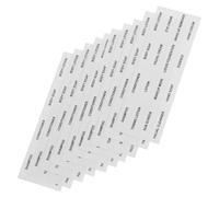 Générique Autocollants Cosmétiques Imperméables en Pvc pour Étiquettes de Bouteilles de Savonnette, Faciles à Coller Retirer, Lot de 10 pour Classification des Soins Peau