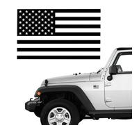 Générique Autocollants De Drapeau Américain pour Les Camions | Décalcomanies en Vinyle De Drapeau Lourd | Autocollants De Américain Résistant Fade | Fenêtre À L'épreuve des Intempéries Camion De Voi