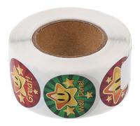 Générique Autocollants de Récompense pour Enseignants Autocollants Scolaires Adhésifs Motifs Dessin Animé Rouleau de Stickers Décoratifs pour Encourager les Devoirs et Motiver les Élèves