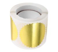 Générique Autocollants de Sceaux de Certificat en Relief 50 MM Autocollants pour Médailles de Diplôme Bord Dentelé de Fin d'Études