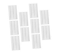 Générique Autocollants Faux Grain de Beauté Noirs, 10 Feuilles en Papier, Réutilisables, Aspect Réaliste, pour Visage, Festivals et Diverses Occasions