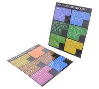 Générique Autocollants Mensuels Colorés 12 Mois 2026, Onglets Auto-adhésifs pour Planificateur, Étiquettes D’index Multifonctions pour Agendas Scolaires, Professionnels Voyage