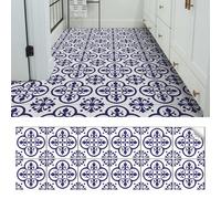 Générique Autocollants pour Carrelage Mural, Carrelage De Sol en Vinyle Imperméable Auto-adhésif, Autocollants en PVC épaissi 30x30cm (Purple)