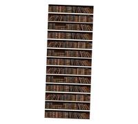 Générique Autocollants pour Escaliers en PVC 13 Pièces Stickers Muraux Décoratifs Effet Bibliothèque Vintage Autocollants Imperméables Auto-Adhésifs pour Contremarches Décoration DIY