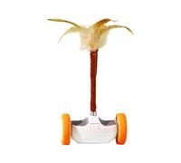 Générique Automated Cat Toy - Lights Tail Touch Activated | Electronic Teaser with USB Power, Interactive Play for Kittens Indoor Enrichment Boredom Relief Stimulation