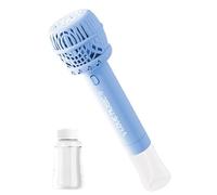 Générique Automatic Bubble Blower Wand - Light Up Party Toy Set, Outdoor Foam Bubble Generator Item, Ready Solution Fun Accessory Tool, Kid Entertainment Activity Kit | Children Play, Activity, Party