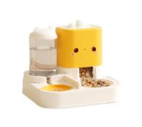 Générique Automatic Cat Feeder, Large Capacity Pet Food Water Dispenser, Feeding System for Cats, Dogs, Puppies, Kittens Rabbits, Easy Use No Electricity Feeder, 29x26x23cm