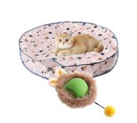 Générique Automatic Cat Toy | Indoor Cat Toys for Boredom with Rolling Ball - Quiet Self-Activity Hunting Cover Rechargeable Oxford for Exercise Hunt Entertain