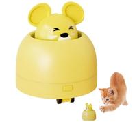 Générique Automatic Cat Toy - Interactive Cat Toy | Mice Rechargeable Kitten Toys | Touch-Activated Pet Activity, Smart Electric Cats Toys for Self-Entertainment, Indoor Outdoor Play, 15x5.6x2.2cm